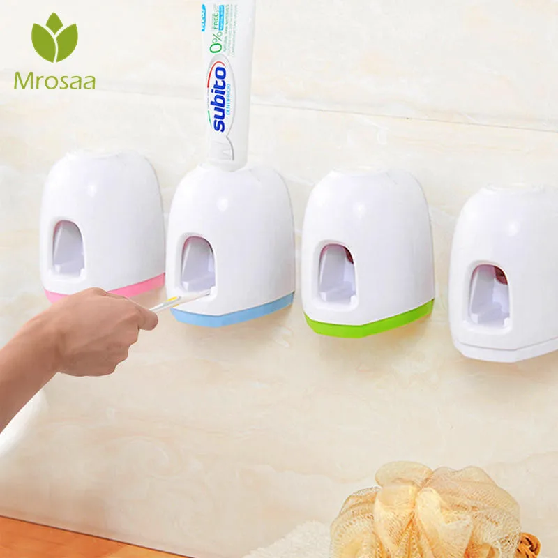 Mrosaa Plastic Bathroom Automatic Toothpaste Dispenser Squeezer Home Toothpaste Wall Mounted Suction Holder Rack Accessories
Mrosaa Plastic Bathroom Automatic Toothpaste Dispenser Squeezer Home Toothpaste Wall Mounted Suction Holder Rack Accessories
