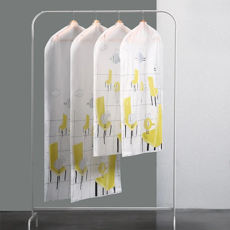 PEVA Clothing Dust Cover Suit Vacuum Bags Printing Dust-proof Cloth Cover Protector Wardrobe Storage Bag Cloth Hanging Bag
PEVA Clothing Dust Cover Suit Vacuum Bags Printing Dust-proof Cloth Cover Protector Wardrobe Storage Bag Cloth Hanging Bag