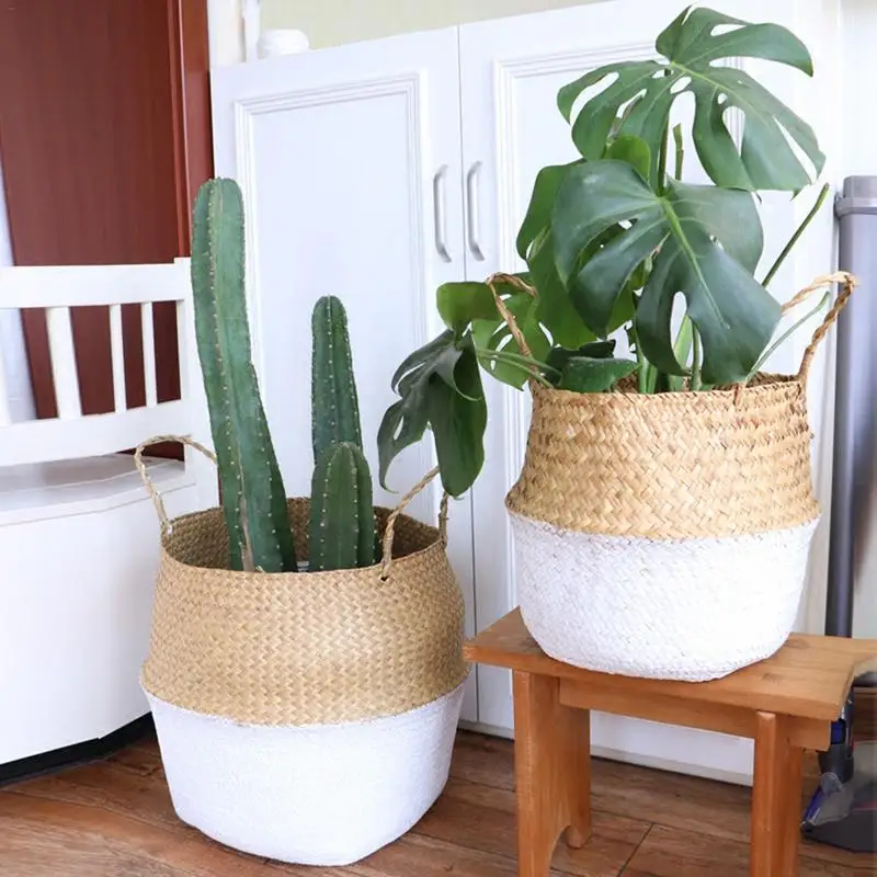AUGKUN Handmade Foldable Storage Basket For Laundry Clothes Fruit Toys Nordic Style Plant Flower Pots Flower Pot Planter Basket
AUGKUN Handmade Foldable Storage Basket For Laundry Clothes Fruit Toys Nordic Style Plant Flower Pots Flower Pot Planter Basket