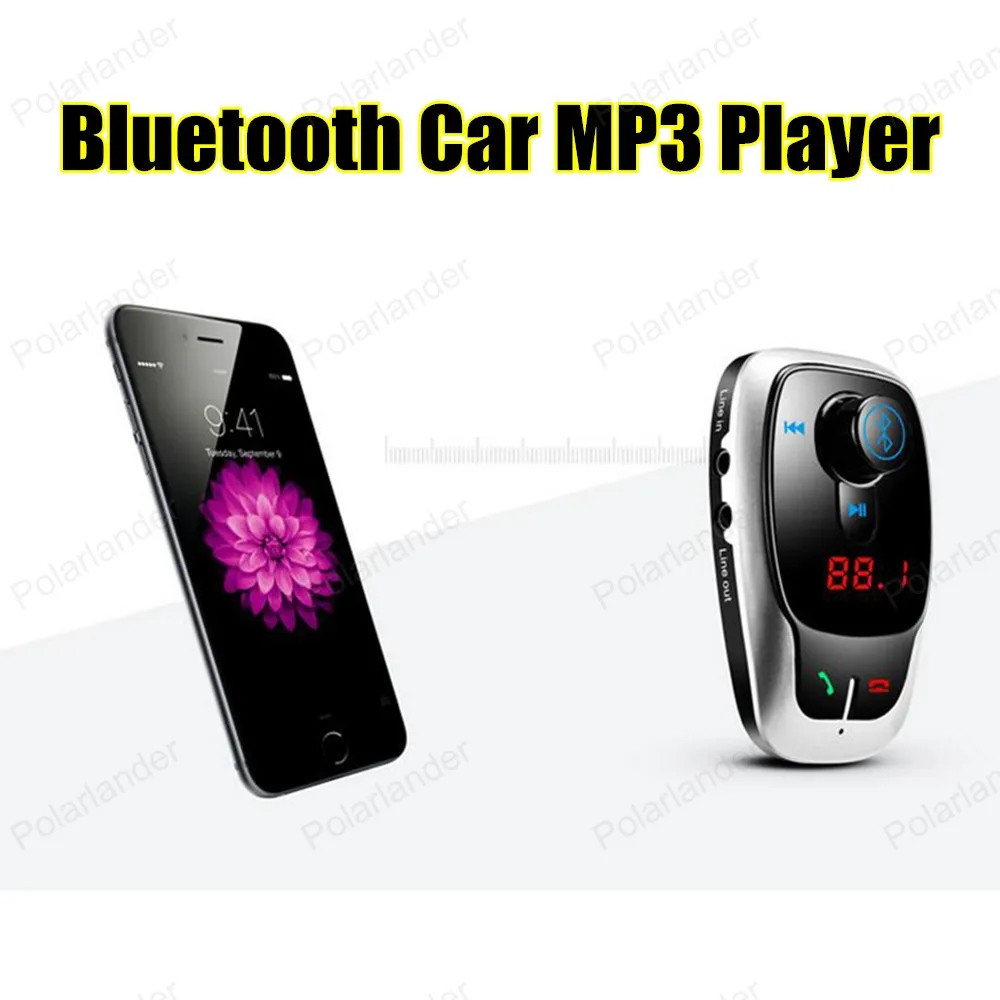 Bluetooth Car Kit FM Transmitter MP3 Player 3.5mm Audio AUX TF card Slots Dual USB Car Charger For iPhone Samsung GPS
Bluetooth Car Kit FM Transmitter MP3 Player 3.5mm Audio AUX TF card Slots Dual USB Car Charger For iPhone Samsung GPS