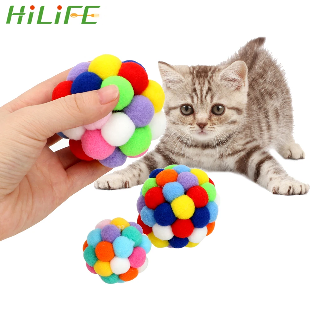 HILIFE Cat Football Training Toys Plastic Plush Ball Pet Cat Toy Color Random Pet Cat Toy Sound Toys Pet Products
HILIFE Cat Football Training Toys Plastic Plush Ball Pet Cat Toy Color Random Pet Cat Toy Sound Toys Pet Products