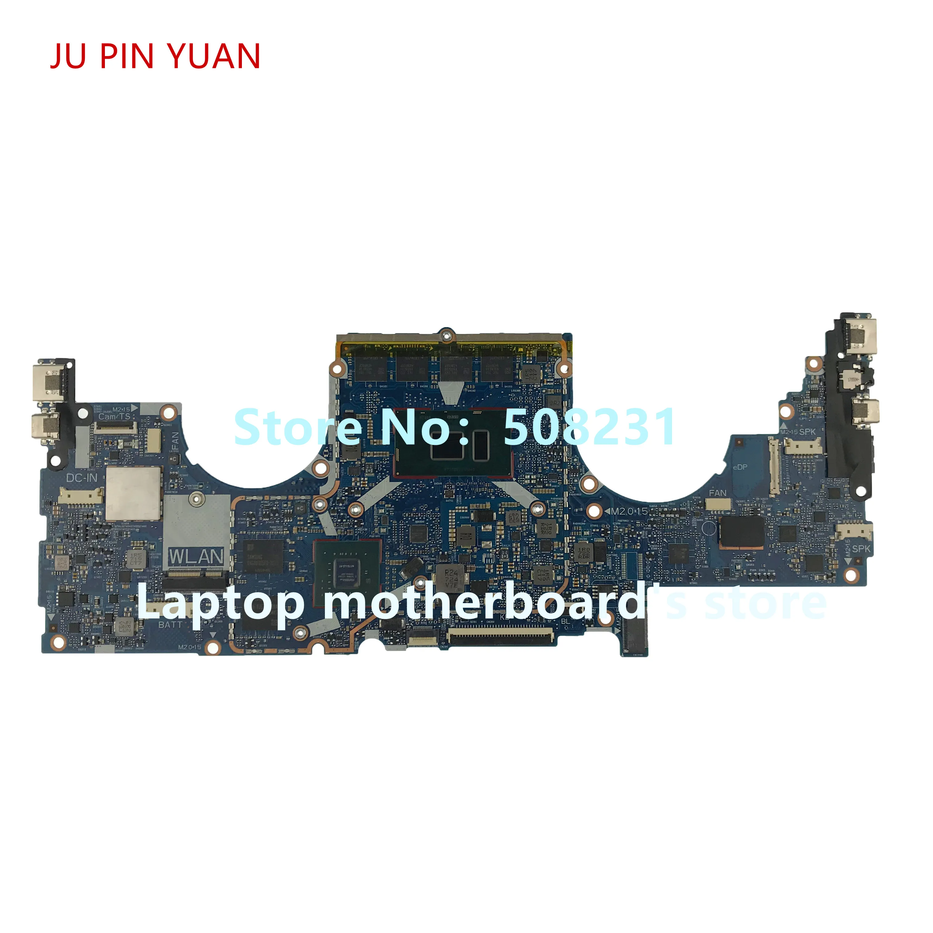 JU PIN YUAN 926318-601 6050A2919201-MB-A01 материнская плата для HP ENVY 13-AD ноутбука MX150 2 Гб i7-7500U