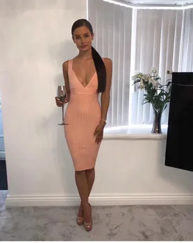 Women Pink Sleeveless Slip Stretch Rayon Bandage Dress High Quality Sexy Party Bodycon Dress
Women Pink Sleeveless Slip Stretch Rayon Bandage Dress High Quality Sexy Party Bodycon Dress