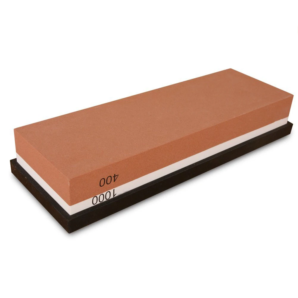 Premium Knife Sharpening Stone 2-Sided 400/1000 Grit Whetstone Best Home Sharpener Stones with Rubber Holder Best for Kitchen
Premium Knife Sharpening Stone 2-Sided 400/1000 Grit Whetstone Best Home Sharpener Stones with Rubber Holder Best for Kitchen