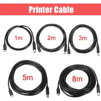 1/2/3/5/8m Wholesale USB-C USB 3.1 Type C Male Connector to USB 2.0 B Type Male Data Cable for Cell Phone Printer Hard Disk
1/2/3/5/8m Wholesale USB-C USB 3.1 Type C Male Connector to USB 2.0 B Type Male Data Cable for Cell Phone Printer Hard Disk