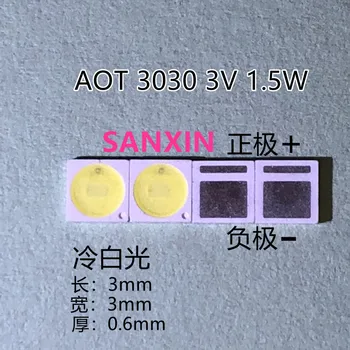 FOR 10000PCS AOT Backlight High Power LED 1.5W 3V 3030 95LM Cool white LCD Backlight for TV Application EMC 3030C-W3C3 aot
FOR 10000PCS AOT Backlight High Power LED 1.5W 3V 3030 95LM Cool white LCD Backlight for TV Application EMC 3030C-W3C3 aot
