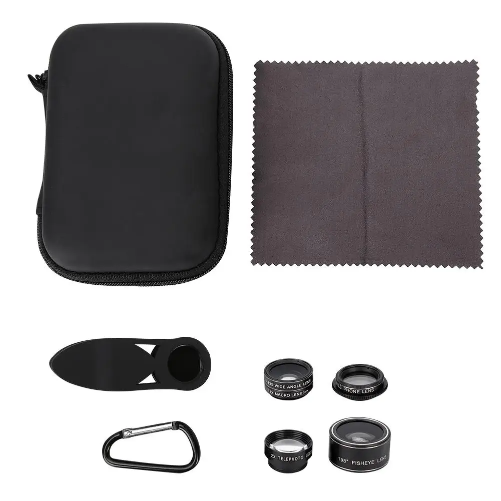 Mobile Phone lens 5-in-1 lenses Set Fisheye Wide Angle Macro 2X Zoom CPL Filter (AK033) for sale
Mobile Phone lens 5-in-1 lenses Set Fisheye Wide Angle Macro 2X Zoom CPL Filter (AK033) for sale