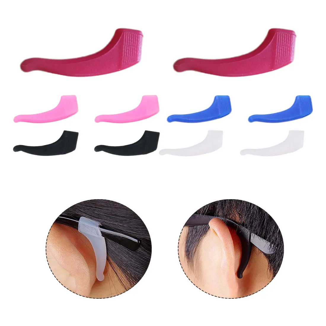 Anti Slip Ear Hook Outdoor Sport Tool Eyeglass Eye Glasses Silicone Grip Temple Tip Holder Spectacle Eyewear Accessories
Anti Slip Ear Hook Outdoor Sport Tool Eyeglass Eye Glasses Silicone Grip Temple Tip Holder Spectacle Eyewear Accessories