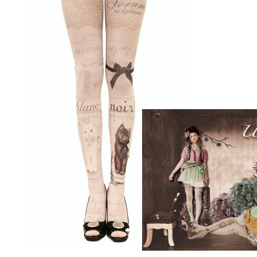 Girl Velvet Silk Stockings Japanese School Style Cat Butterfly Bone Rabbit Render Pants Pantyhose Tattoo Tights Harajuku Female
Girl Velvet Silk Stockings Japanese School Style Cat Butterfly Bone Rabbit Render Pants Pantyhose Tattoo Tights Harajuku Female
