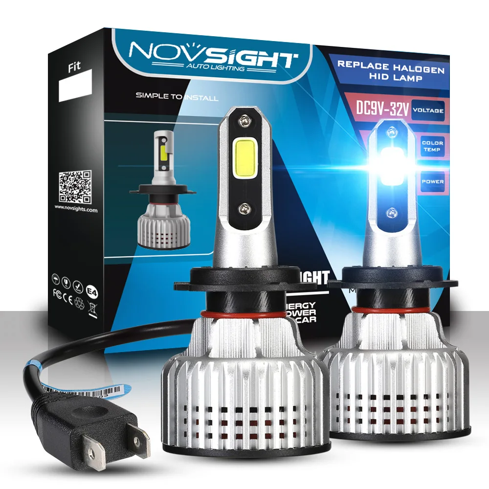 NOVSIGHT Super H7 Led lamp Auto Led Bulb Car Light Bulb Front Bulb Fog Lamp H1 H3 H4 HB3 HB4 H11 H13 9005 9006 9007 12v
NOVSIGHT Super H7 Led lamp Auto Led Bulb Car Light Bulb Front Bulb Fog Lamp H1 H3 H4 HB3 HB4 H11 H13 9005 9006 9007 12v