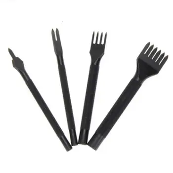 3/4mm 1/2/4/6 prong Diamond Hole Punche Stitching Handworking Leather Tools Black
3/4mm 1/2/4/6 prong Diamond Hole Punche Stitching Handworking Leather Tools Black