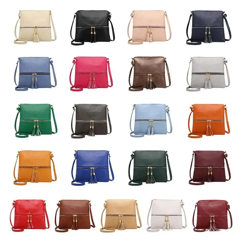 2019 Women Fashion Shoulder Bags Small PU leather Messenger Crossbody Bag Designer Ladies Zipper HandBags Hot Sale bolso mujer 
2019 Women Fashion Shoulder Bags Small PU leather Messenger Crossbody Bag Designer Ladies Zipper HandBags Hot Sale bolso mujer