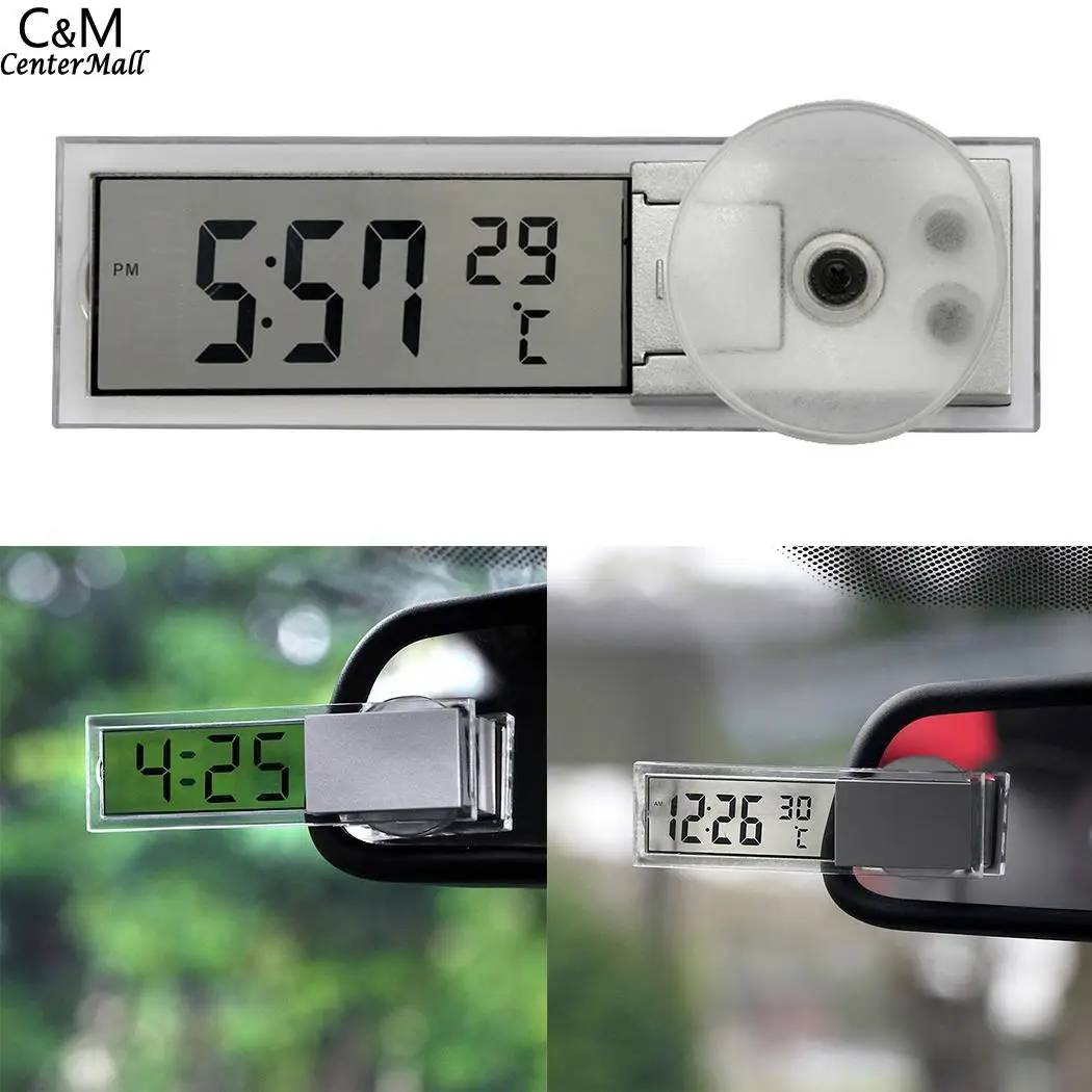 Digital Suction Included Portable Car Button Auto Battery Useful Clock Clock Silver Portable Rectangle
Digital Suction Included Portable Car Button Auto Battery Useful Clock Clock Silver Portable Rectangle