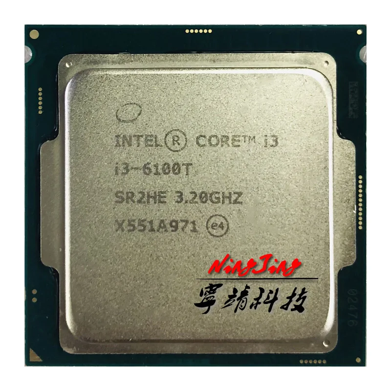 Процессор Intel Core i3 6100T 3 2 ГГц двухъядерный четырехъядерный процессор м 35 Вт LGA