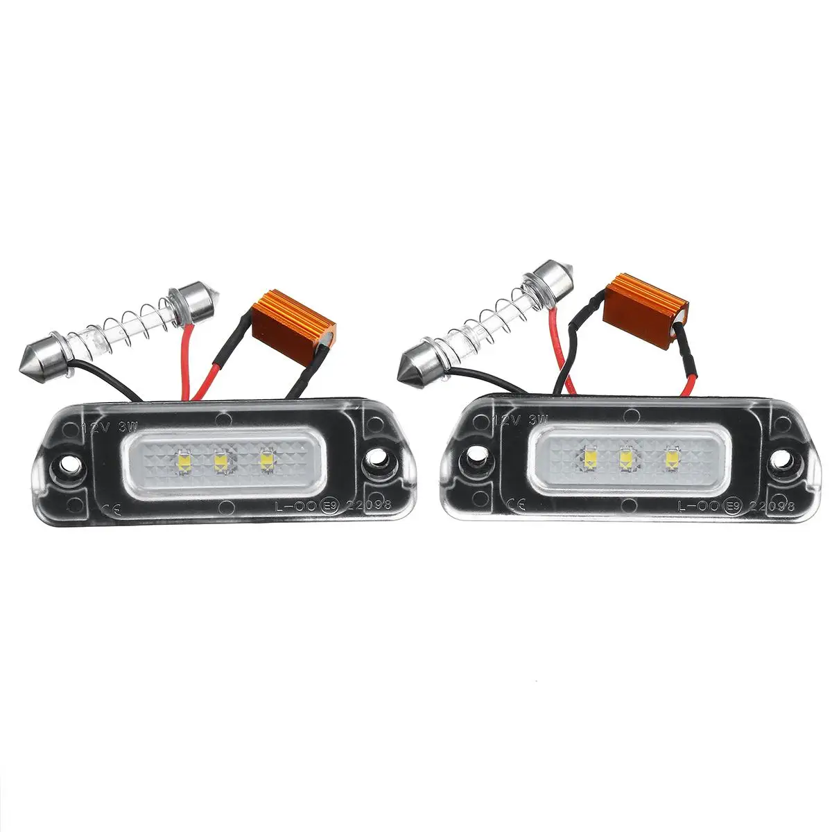 2pcs Error Free White LED License Plate Light for MERCEDES ML / GL / R Class W164 X164 W251 Car Lights Signal Lamp for Benz
2pcs Error Free White LED License Plate Light for MERCEDES ML / GL / R Class W164 X164 W251 Car Lights Signal Lamp for Benz