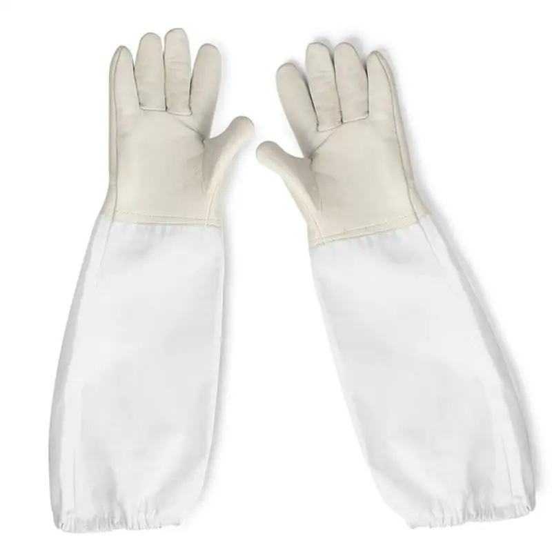 1Pair Beekeeper Prevent Gloves Protective Sleeves Thin Soft Sheepskin Leather Anti Bee Beekeeping Apiculture Equipment 
1Pair Beekeeper Prevent Gloves Protective Sleeves Thin Soft Sheepskin Leather Anti Bee Beekeeping Apiculture Equipment