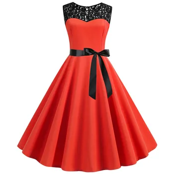 Women 2019 Elegant Vintage Party Dress Casual Office Ladies Work A Line Midi Dress Plus Size Summer Lace Dress Robe Femme
Women 2019 Elegant Vintage Party Dress Casual Office Ladies Work A Line Midi Dress Plus Size Summer Lace Dress Robe Femme
