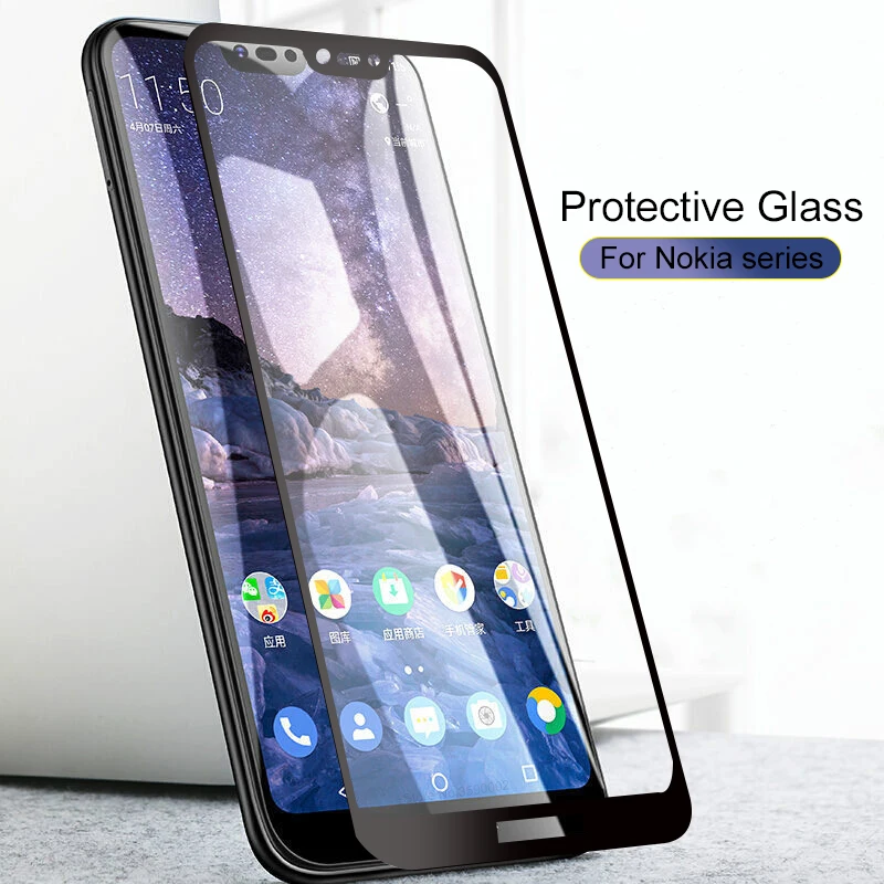 9H Protective Glass For Nokia 6.1 Plus 2.1 3.1 5.1 Case Tempered Glas On Nokia2.1 6.1plus 5X 6X Screen Protector Full Cover Film
9H Protective Glass For Nokia 6.1 Plus 2.1 3.1 5.1 Case Tempered Glas On Nokia2.1 6.1plus 5X 6X Screen Protector Full Cover Film