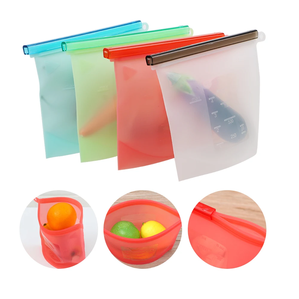 Vacuum Seal Food Fresh Bag Kitchen Organizer Refrigerator Bags Fruit Meat Milk Storage Container Reusable Silicone Food Bag
Vacuum Seal Food Fresh Bag Kitchen Organizer Refrigerator Bags Fruit Meat Milk Storage Container Reusable Silicone Food Bag