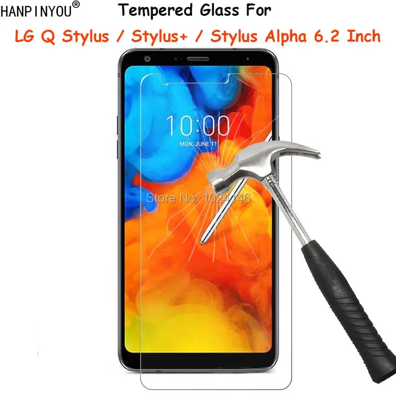 For LG Q Stylus+ Stylus Plus Alpha 6.2" Clear Tempered Glass Screen Protector Ultra Thin Explosion-proof Phone Protective Film
For LG Q Stylus+ Stylus Plus Alpha 6.2" Clear Tempered Glass Screen Protector Ultra Thin Explosion-proof Phone Protective Film