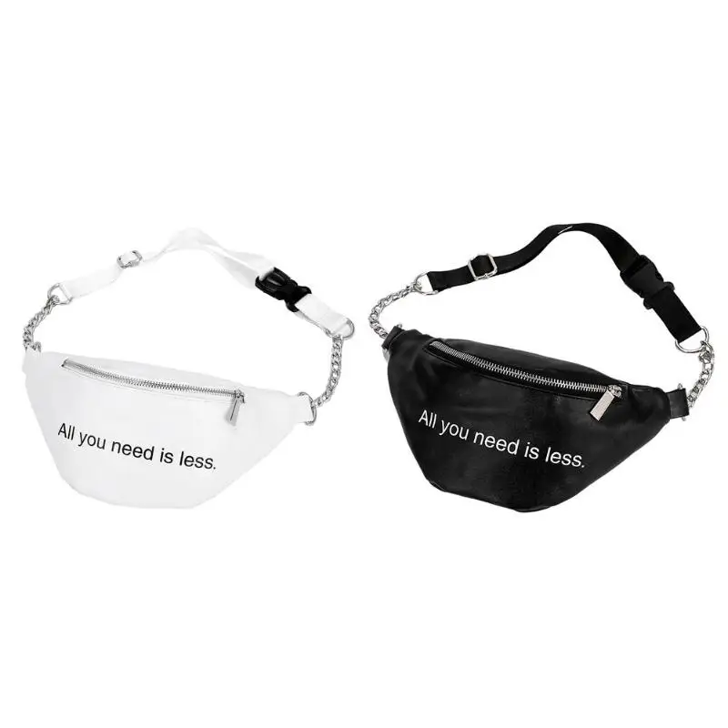PU Leather Fanny Waist Pack Women Fashion Chain Pouch Phone Shoulder Belt Handbags Hip Bags Casual Simple Bags
PU Leather Fanny Waist Pack Women Fashion Chain Pouch Phone Shoulder Belt Handbags Hip Bags Casual Simple Bags