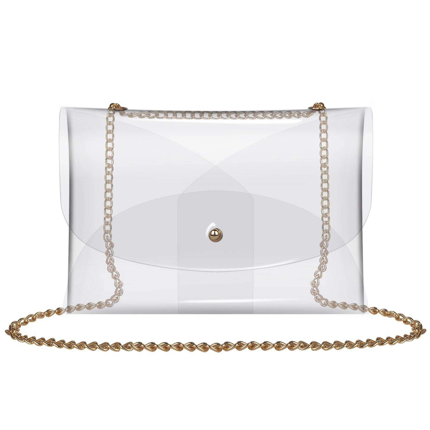 Clear Bag Women'S Pvc Transparent Crossbody Purse Clutch Messenger Handbag Tote Shoulder Bag
Clear Bag Women'S Pvc Transparent Crossbody Purse Clutch Messenger Handbag Tote Shoulder Bag