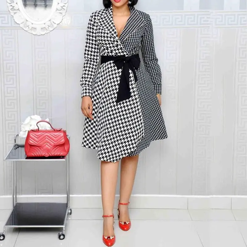 Plaid Vintage Dress Women Office Wear Fashion Patchwork Elegant Belt Slim Spring Autumn Long Sleeve Ladies Retro Casual Dresses
Plaid Vintage Dress Women Office Wear Fashion Patchwork Elegant Belt Slim Spring Autumn Long Sleeve Ladies Retro Casual Dresses