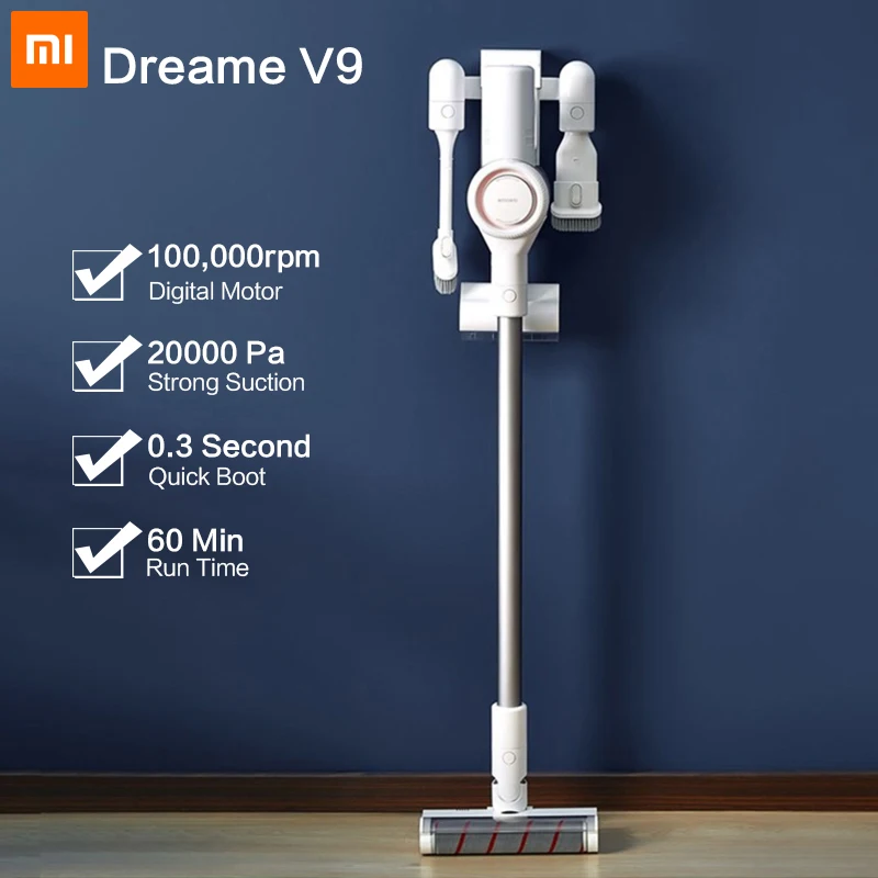 Xiaomi Dreame V9 Handheld Cordless Vacuum Cleaner Portable Wireless Cyclone Filter Carpet Dust Collector Mi Sweep Clean for Home
Xiaomi Dreame V9 Handheld Cordless Vacuum Cleaner Portable Wireless Cyclone Filter Carpet Dust Collector Mi Sweep Clean for Home