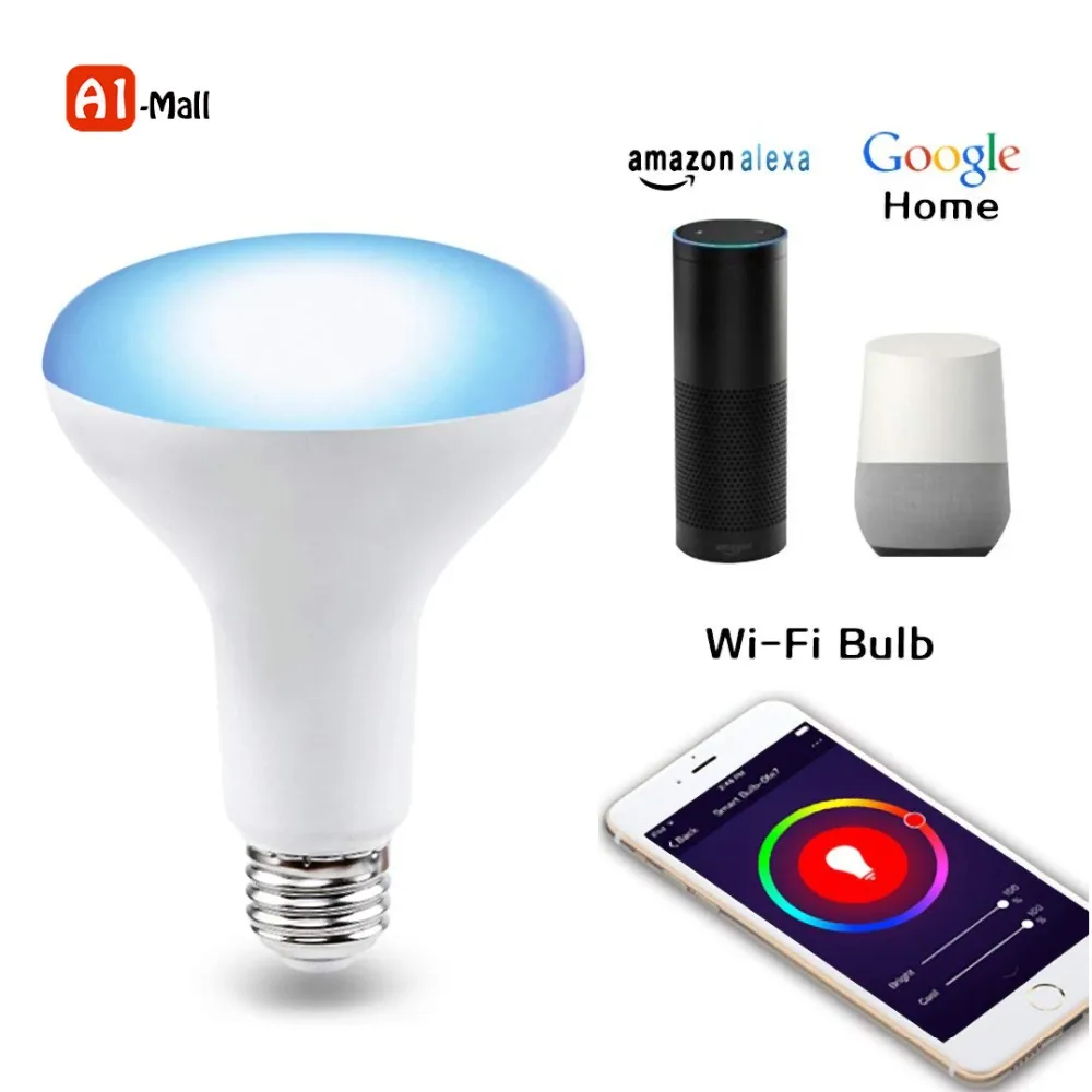 Smart WiFi Remote Control Night Light Work for Alexa and google Smart LED Light Bulb E27 Multi Color Dimmable Timer Switch White
Smart WiFi Remote Control Night Light Work for Alexa and google Smart LED Light Bulb E27 Multi Color Dimmable Timer Switch White