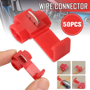 50x Lock Wire Electrical Cable Connector Red Insulated Quick Splice Terminals Crimp For Car Electrical Crimp Cable Snap
50x Lock Wire Electrical Cable Connector Red Insulated Quick Splice Terminals Crimp For Car Electrical Crimp Cable Snap
