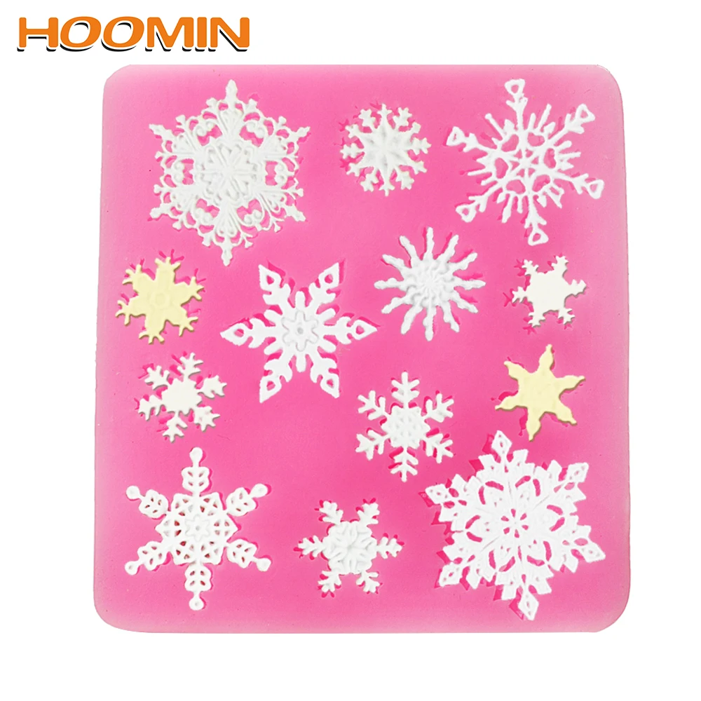 HOOMIN 3D Snowflake Silicone Mold Cake Cooking Decorating Tool Chocolate DIY Fondant Cake Baking Mould Christmas Party Decor
HOOMIN 3D Snowflake Silicone Mold Cake Cooking Decorating Tool Chocolate DIY Fondant Cake Baking Mould Christmas Party Decor