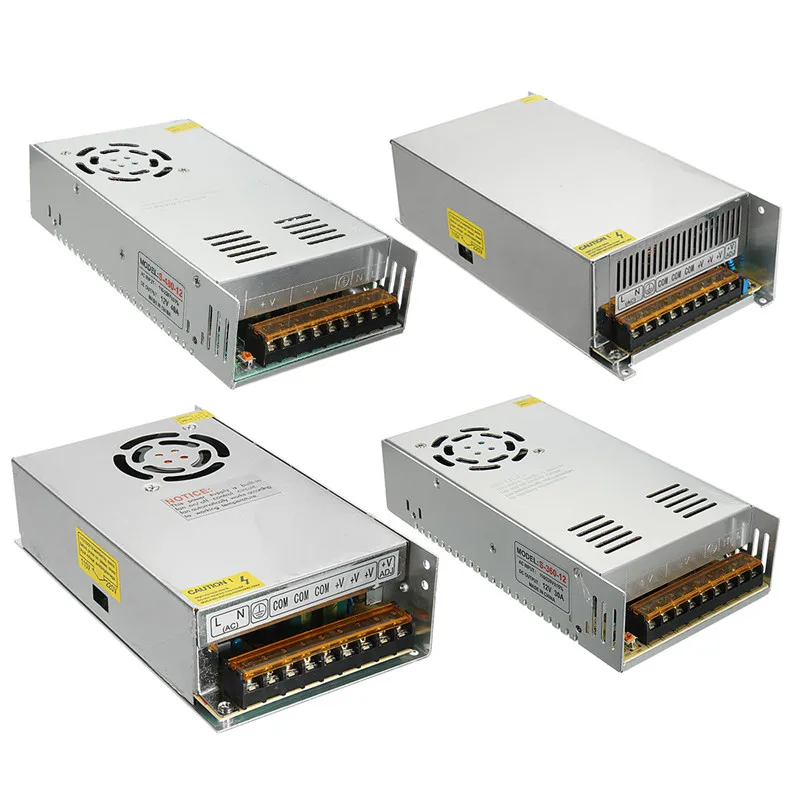 AC 110V-220V to DC 12V 20A/30A/40A/50A Switch Power Supply Adapter Strip Light LED Power Supply Adapter
AC 110V-220V to DC 12V 20A/30A/40A/50A Switch Power Supply Adapter Strip Light LED Power Supply Adapter