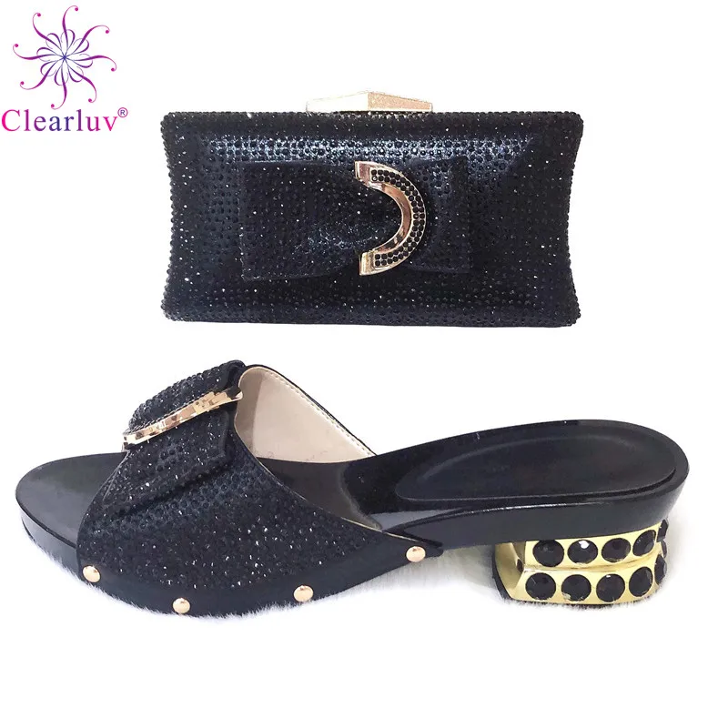 Top Quality Black Italian Shoe to Match Women Handbag With Clutch African Party Shoes and Bag Sets For Daliy Use B94-5
Top Quality Black Italian Shoe to Match Women Handbag With Clutch African Party Shoes and Bag Sets For Daliy Use B94-5