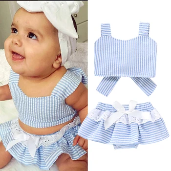 Puseky 2PCS Set Newborn Baby Girl Sleeveless Back Bow Vest Tops Ruffles Shorts Baby Bloomers Outfits Summer Clothes 6-24M
Puseky 2PCS Set Newborn Baby Girl Sleeveless Back Bow Vest Tops Ruffles Shorts Baby Bloomers Outfits Summer Clothes 6-24M