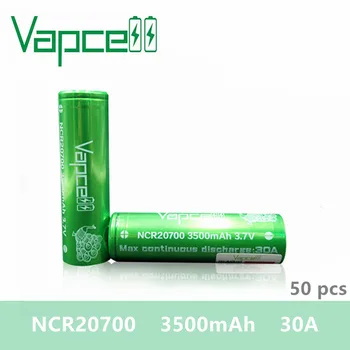 50pcs vapcell NCR20700 3500mAh 20700 continuous discharge 30A high drain rechargeable battery smoke E-CIG electric VS Keeppower
50pcs vapcell NCR20700 3500mAh 20700 continuous discharge 30A high drain rechargeable battery smoke E-CIG electric VS Keeppower