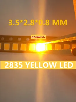 500PCS/lot SMD LED 2835 Yellow 0.2W 2.0-2.6V 580-590NM PLCC-2 SMD/SMT 2V 3.5*2.8*0.8MM 60Ma 3528 2835 led
500PCS/lot SMD LED 2835 Yellow 0.2W 2.0-2.6V 580-590NM PLCC-2 SMD/SMT 2V 3.5*2.8*0.8MM 60Ma 3528 2835 led
