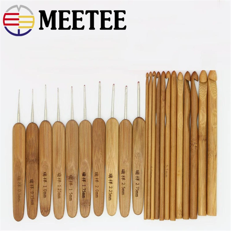 1Set Carbonized Bamboo Needles Crochet Hook Knitting Needles Knitting Tools for Bag Weave Yarn Crafts Sweater Scarf Hat Tools
1Set Carbonized Bamboo Needles Crochet Hook Knitting Needles Knitting Tools for Bag Weave Yarn Crafts Sweater Scarf Hat Tools