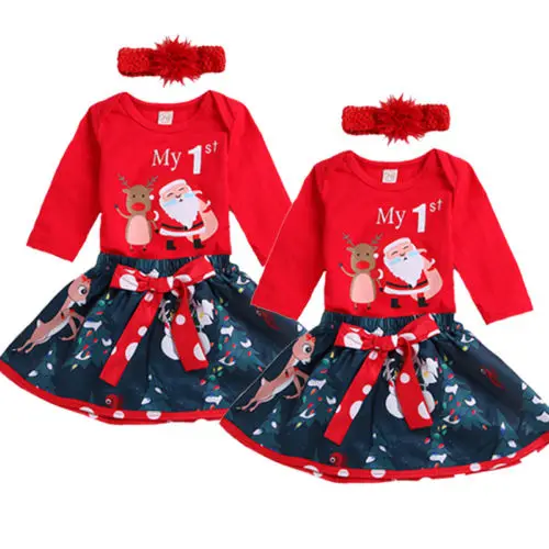 My First Christmas Baby Girls Clothes Princess Romper+Tutu Skirts Dress Outfit Clothes Set
My First Christmas Baby Girls Clothes Princess Romper+Tutu Skirts Dress Outfit Clothes Set