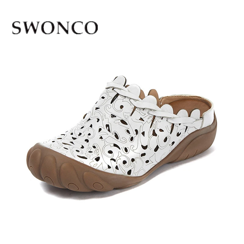 SWONCO Slides Women Genuine Leather Floral Hollow Out Slippers Female Lace Border Ladies 2019 Summer 2-in-1 Slippers Boat Slides
SWONCO Slides Women Genuine Leather Floral Hollow Out Slippers Female Lace Border Ladies 2019 Summer 2-in-1 Slippers Boat Slides