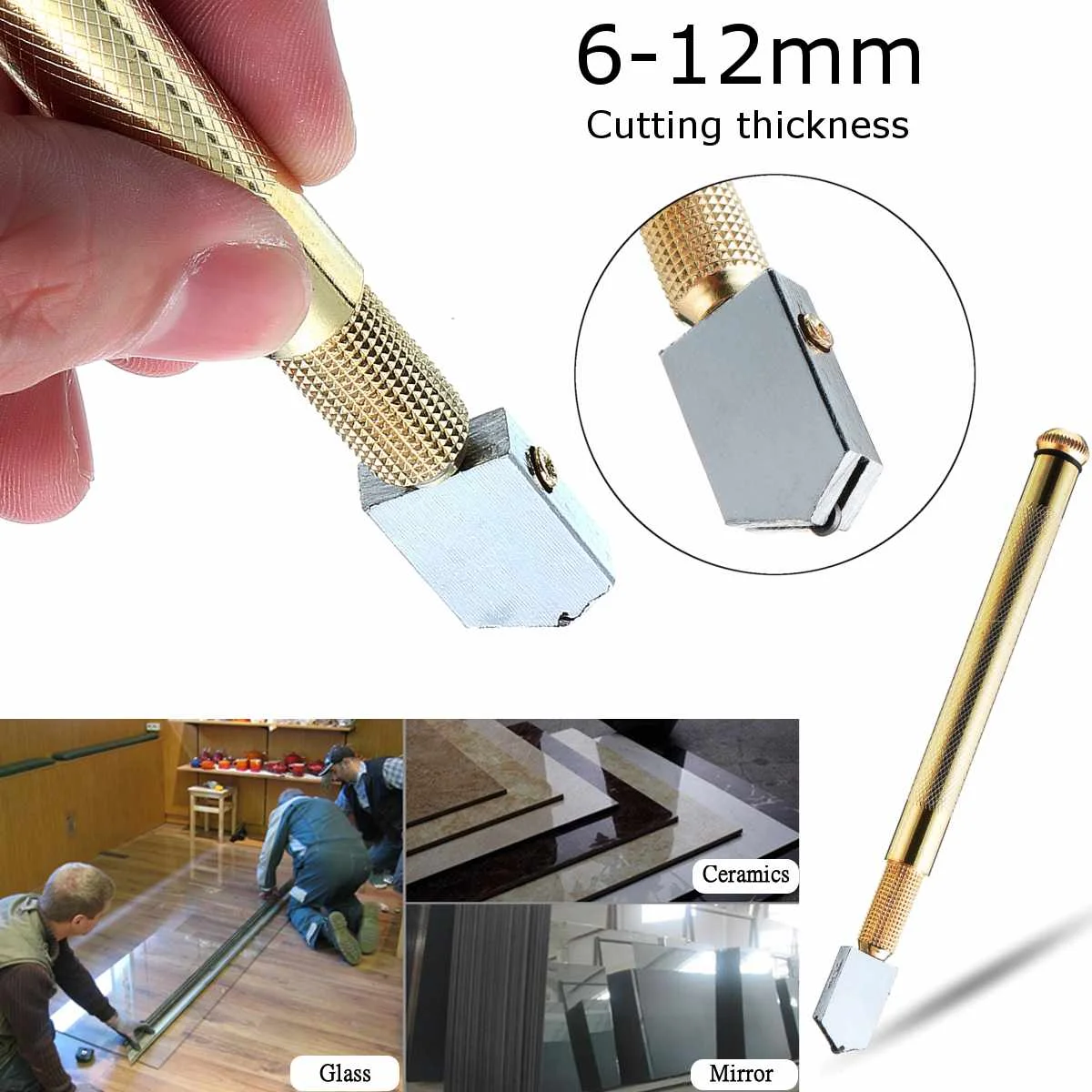 Diamond Glass Ceramic Cutting Tool Diamond Glass Cutter Knife Wheel Blade DIY Tile Mirror Cutting Repair Tool Cut 6-12MM thick
Diamond Glass Ceramic Cutting Tool Diamond Glass Cutter Knife Wheel Blade DIY Tile Mirror Cutting Repair Tool Cut 6-12MM thick