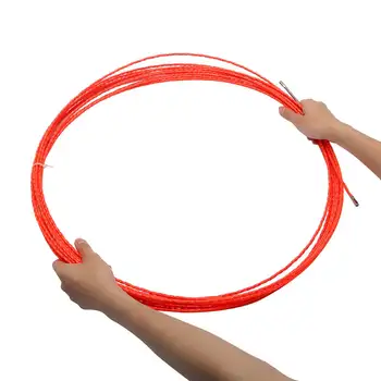 Professional Cable Push Puller Rodder Reel 5mm 15M Conduit Snake Fish Tape Wire Cabling Tools Wiring Accessories Set Orange
Professional Cable Push Puller Rodder Reel 5mm 15M Conduit Snake Fish Tape Wire Cabling Tools Wiring Accessories Set Orange