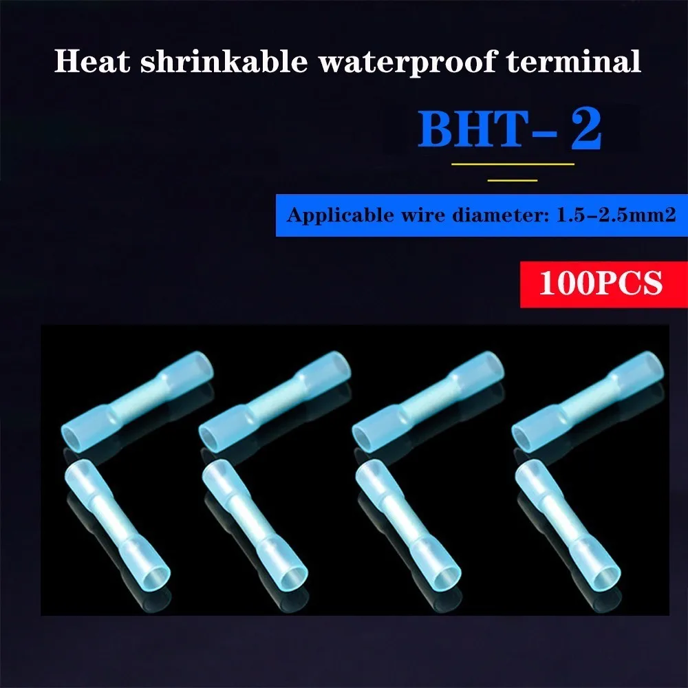 50/100pcs AWG 16-14 insulation Waterproof Heat Shrink Butt Connectors Electrical Wire Splice Cable Crimp Terminals Connectors
50/100pcs AWG 16-14 insulation Waterproof Heat Shrink Butt Connectors Electrical Wire Splice Cable Crimp Terminals Connectors