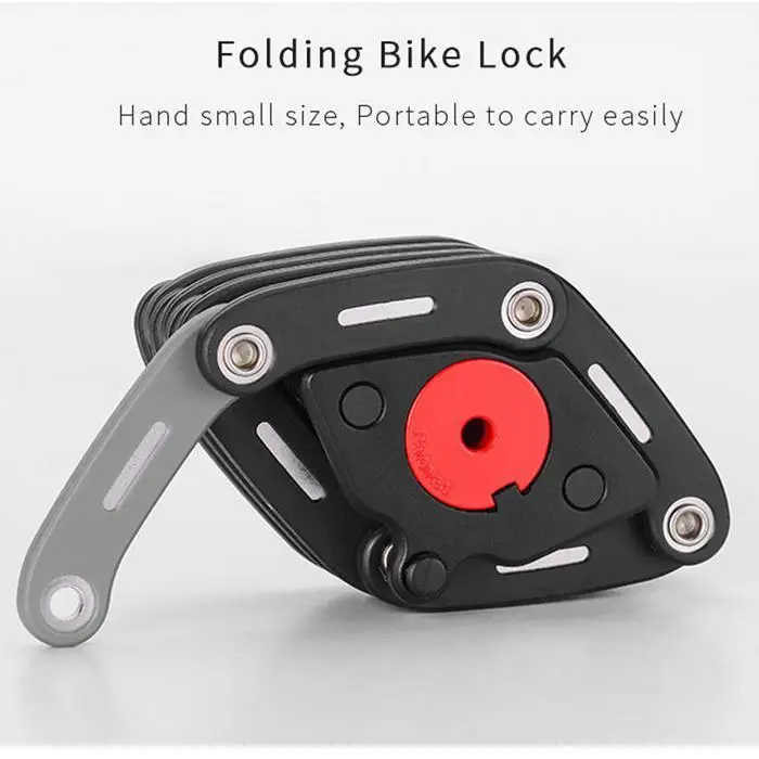 New Foldable Bike Lock With 2 Keys Strong Security Anti-theft Bicycle Lock Alloy Mount Bracket Mountain Road Bike Lock bike part
New Foldable Bike Lock With 2 Keys Strong Security Anti-theft Bicycle Lock Alloy Mount Bracket Mountain Road Bike Lock bike part