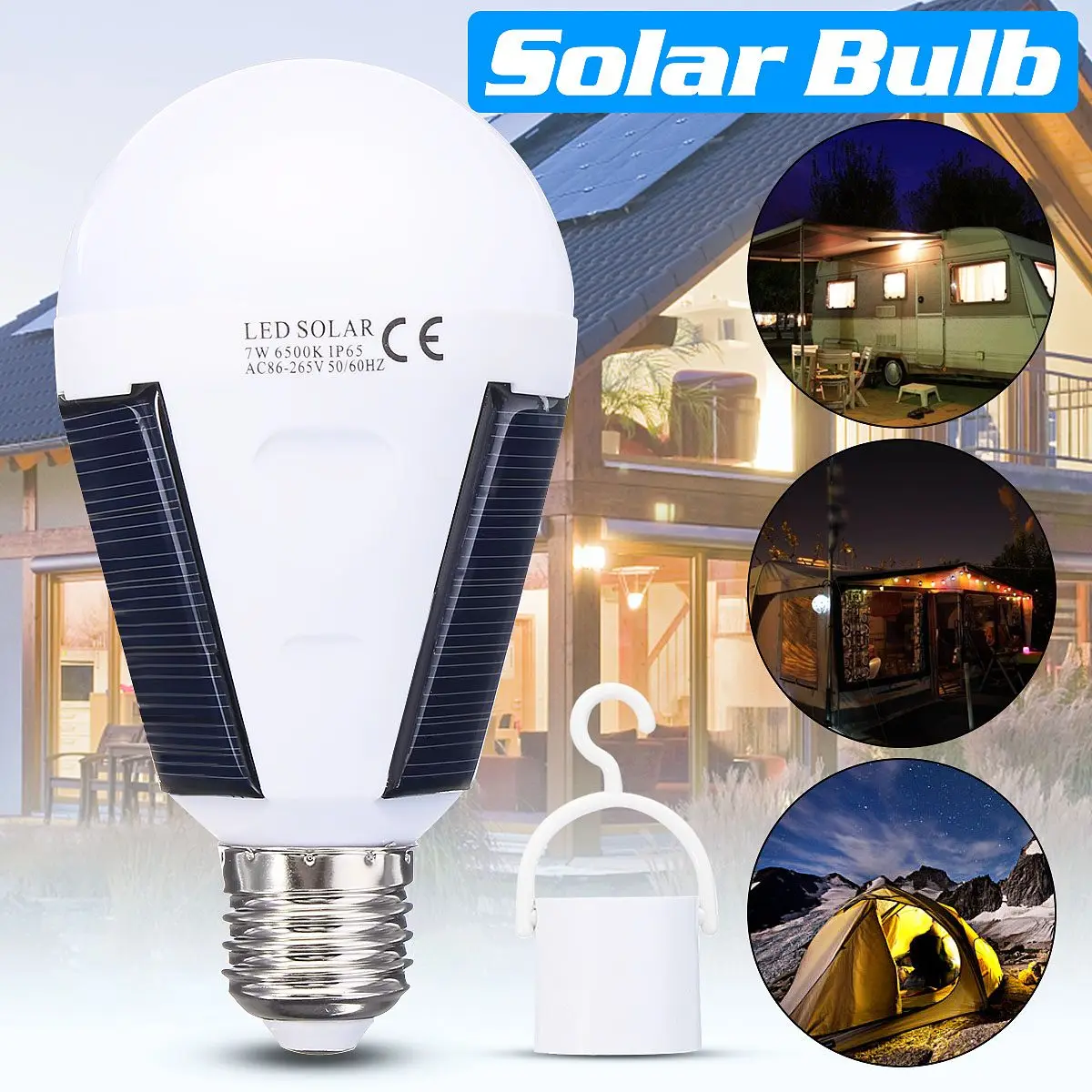 Portable 7W Solar LED Light Bulb Home Emergency Lantern Outdoor Camping Hiking Fishing Light 
Portable 7W Solar LED Light Bulb Home Emergency Lantern Outdoor Camping Hiking Fishing Light
