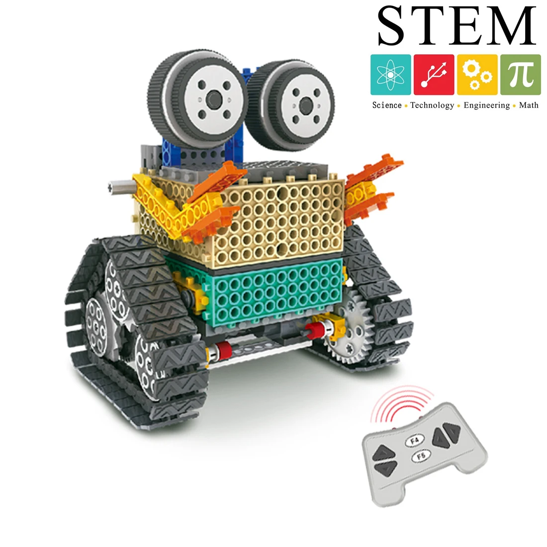 179Pcs 2-in-1 4CH Changeable RC Robot Assembly Steam Building Block Creative DIY Science Learning Educational Toy
179Pcs 2-in-1 4CH Changeable RC Robot Assembly Steam Building Block Creative DIY Science Learning Educational Toy