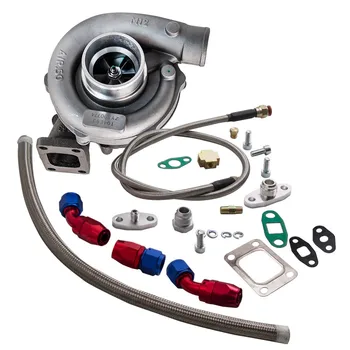 T04E T3/T4 A/R.63 57 Trim 400+HP Stage III Turbo Charger+Oil Feed+Drain Line Kit FOR FORD DODGE For RSX K20 RB25 Miata Charger
T04E T3/T4 A/R.63 57 Trim 400+HP Stage III Turbo Charger+Oil Feed+Drain Line Kit FOR FORD DODGE For RSX K20 RB25 Miata Charger