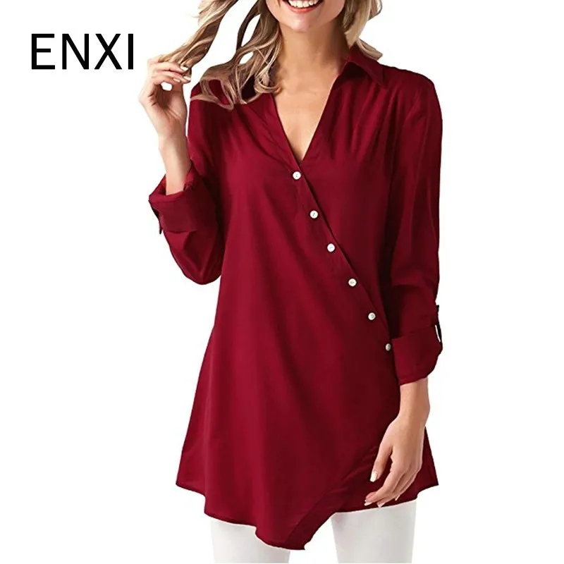 Maternity V-neck Chiffon Blouse Spring Autumn Fashion Casual Asymmetric Shirts Loose Tops Solid Clothes For Pregnant Women
Maternity V-neck Chiffon Blouse Spring Autumn Fashion Casual Asymmetric Shirts Loose Tops Solid Clothes For Pregnant Women