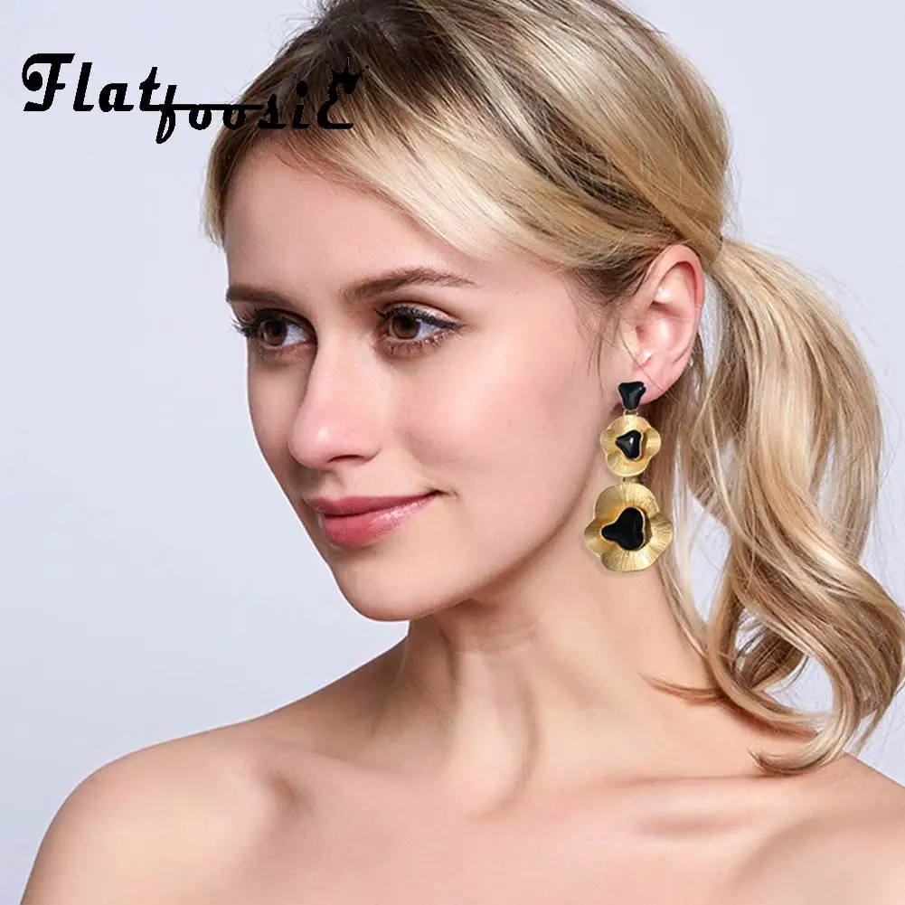 Flatfoosie Fashion 4 Design Punk Drop Earrings For Women Gold Color Flower Long Dangle Statement Earring Vintage Wedding Jewelry
Flatfoosie Fashion 4 Design Punk Drop Earrings For Women Gold Color Flower Long Dangle Statement Earring Vintage Wedding Jewelry