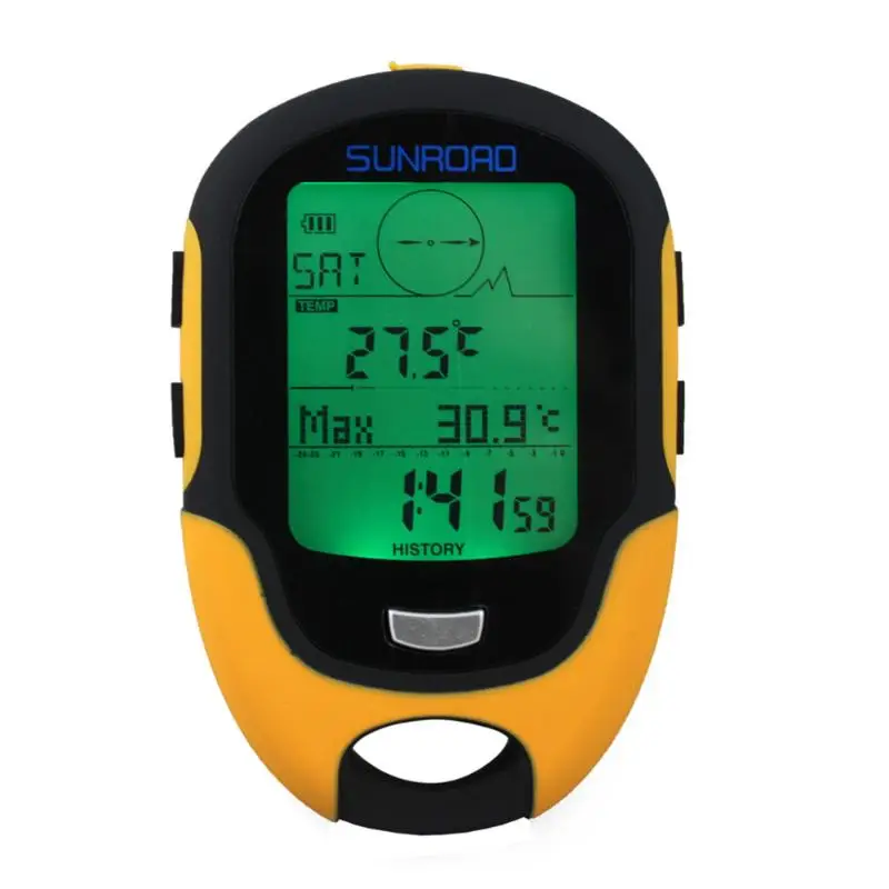 Waterproof FR500 Multifunction LCD Digital Altimeter Barometer Compass Portable Outdoor Camping Hiking Climbing Altimeter Tools
Waterproof FR500 Multifunction LCD Digital Altimeter Barometer Compass Portable Outdoor Camping Hiking Climbing Altimeter Tools