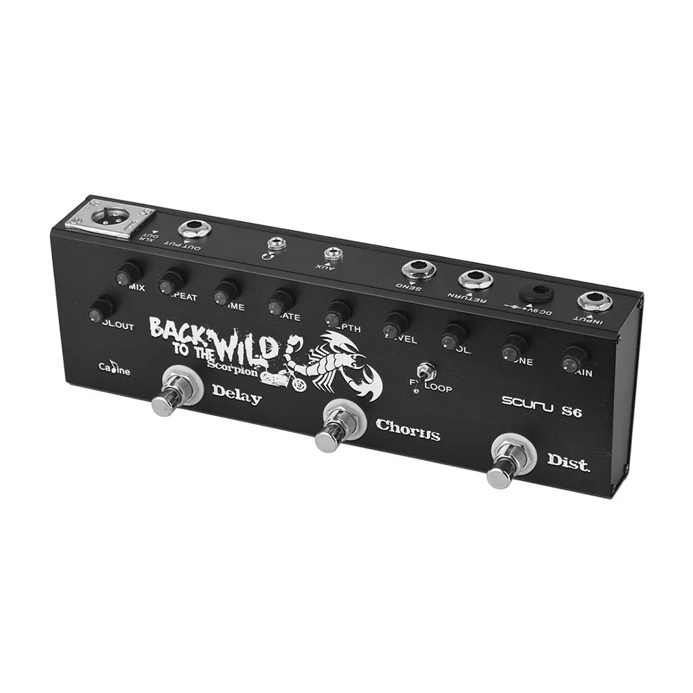 Caline SCURU S6 3-in-1 Electric Guitar Pedal Multieffect Pedal Delay Chorus Distortions Guitar Effects Pedals
Caline SCURU S6 3-in-1 Electric Guitar Pedal Multieffect Pedal Delay Chorus Distortions Guitar Effects Pedals